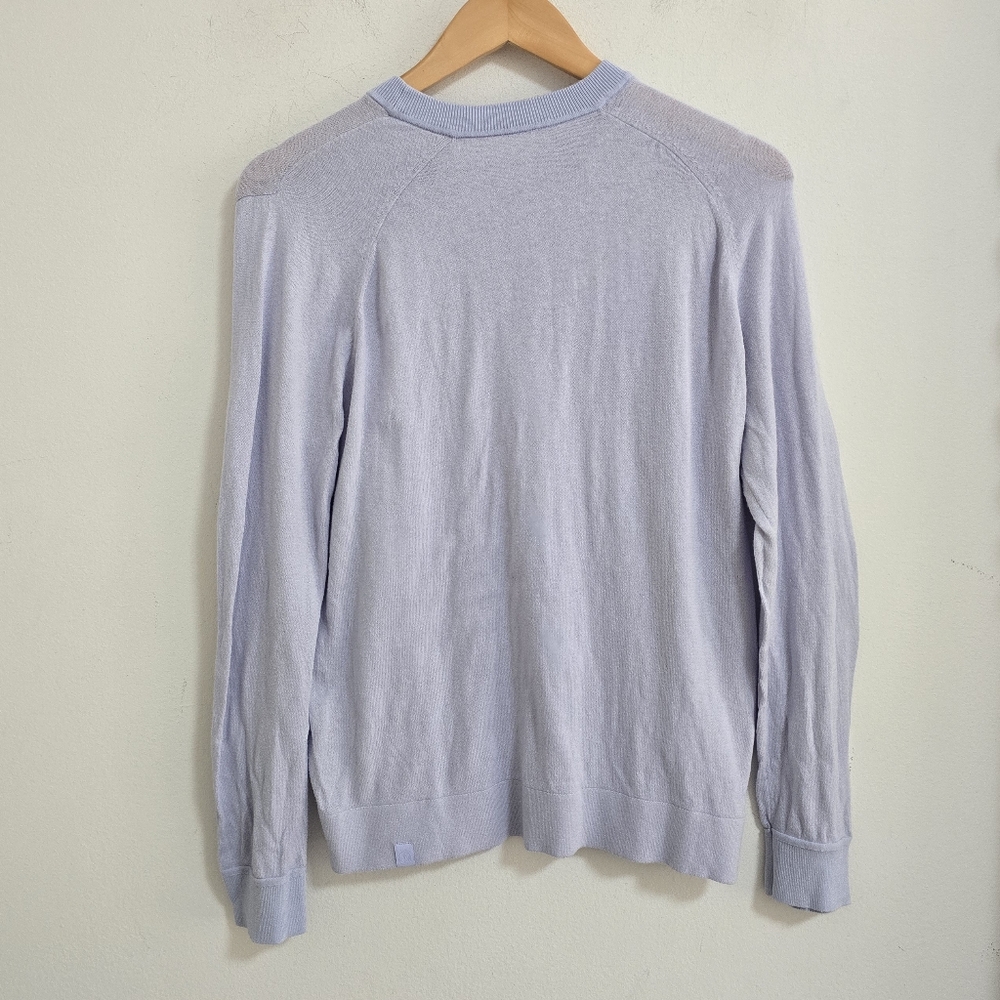 Lululemon silk blend crewneck sweater pastel blue size 8 - Picture 5 of 7